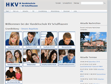 Tablet Screenshot of hkv-sh.ch